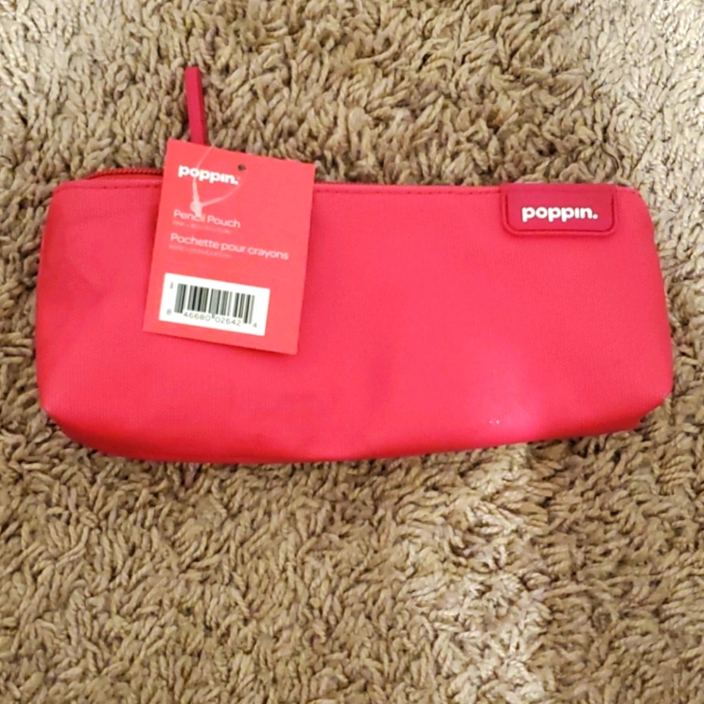 NWT Pink Pencil Bag
